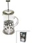 French Press 600ML Cam Bitki Süzgeçi Metal Kafes - Kapak 1