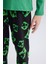 Yeni Sezon Erkek Çocuk Minecraft Pijama Takımı Bisiklet Yaka Uzun Kollu Üst Beli Lastikli Uzun Alt 5
