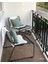 Yeni Nesil Balkon Sandalyesi Portatif Tel Model Balkon Sandalyesi (Siyah) 2 Adet 3