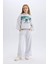 Yeni Sezon Kız Çocuk Wide Leg Geniş Paça Cepli Eşofman Altı 4