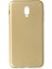 Samsung Galaxy C8 Kılıf First Silikon - Gold Yktsn 1
