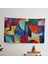 Modern Matisse'den Esinlenen Duvar Örtüsü - Canlı Ranforce Kumaş - Süblimasyon Baskı 1
