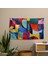 Modern Matisse'den Esinlenen Duvar Örtüsü - Canlı Ranforce Kumaş - Süblimasyon Baskı 2