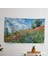 Renkli Gelincikler Claude Monet Tarzı Duvar Örtüsü - Pamuk Arka, Polyester Ön - Canlı 1