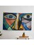 Pablo Picasso'dan Ilham Alan Kanvas Baskı Duvar Örtüsü - Canlı Renkler, Ranforce Kumaş - Yatak 1
