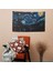Van Gogh'dan Ilham Veren Yıldızlı Gece Duvar Örtüsü - Canlı Renkler, Pamuk/polyester 2