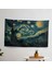 Yıldızlı Gece Gökyüzü Vincent Van Gogh Duvar Örtüsü - Canlı Süblimasyon Baskı, Yatak Odası, 1
