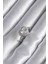 Pirinç Gümüş Renk Zirkon Taş Kalp Charm Model Kadın Yüzük - TJ-BYK2952 1
