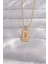 316L Çelik Gold Renk Pembe Mineli El Figür Tarot Kolye - TJ-BKO9031 1