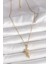 316L Çelik Gold Renk Zincir Sarılma Model Kadın Kolye - TJ-BKO9976 2