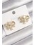 Pirinç Gold Renk Zirkon Taşlı Fiyonk Model Kadın Küpe - TJ-BKP9780 1