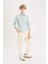 Yeni Sezon Erkek Çocuk Balloon Fit Standart Paça Twill Pantolon 4
