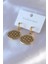 316L Çelik Gold Renk Lotus Model Kadın Küpe - TJ-BKP7680 1