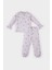 Yeni Sezon Kız Bebek Pijama Takımı Penye Kelebek Desenli Uzun Kollu Üst Beli Lastikli Uzun Alt 4