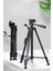Telefon ve Fotoğraf Makinası Takılabilen Bluetooth Kumandalı 146 cm Tripod ( Lisinya ) 5