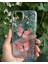 Apple iPhone 15 Pro Max Uyumlu Taşlı Simli Kelebekli Kılıf 1