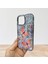 Apple iPhone 15 Pro Max Uyumlu Taşlı Simli Kelebekli Kılıf 2