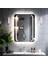 Rectavision Beyaz Led'li Lazer Kumlamalı Lavabo & Banyo Aynası (Dokunmatik Sensörlü) 1