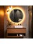 Orbit Amber Led'li Lazer Kumlamalı Lavabo & Banyo Aynası (Dokunmatik Sensörlü) 1