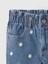 Kız Bebek Mavi Işlemeli Paperbag Mom Jean Pantolon 2