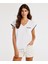 V Yakalı Kısa Kollu T-Shirt 1