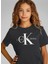 Baskılı Siyah Erkek Çocuk T-Shirt IU0IU00676BEH 2