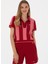 V Yaka Bordo Kadın T-Shirt Susan 1