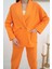 Oranj Ceket ve Pantolon Takım 4