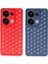 Realme C65 Kılıf Petek Silikon Kapak - Lacivert Ynsmr 2