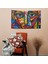 Pablo Picasso'dan Ilham Alan Duvar Örtüsü - Pamuk ve Polyester Karışımı, Canlı Renkler, 2