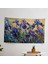 Vincent Van Gogh'un Süsenleri Vitray Tarzı Duvar Örtüsü - Canlı Renklere Sahip Ranforce Kumaş 1
