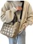 Kadın Çantaları Moda Trendi Yeni Stil Çantalar Büyük Kapasiteli Pamuklu Kareli Omuz Çantaları Retro Tote Çapraz Çantalar (Yurt Dışından) 1