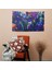 Vincent Van Gogh Süsen Duvar Örtüsü - Pamuk Sırt, Polyester Ön - Canlı Renkler, Yatak 3