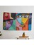 Pablo Picasso'dan Esinlenen Dekoratif Duvar Örtüsü - Pamuk Sırt, Süblimasyon Baskı, Canlı 1