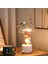 LED Parlayan Kırmızı Kuş Saksı Yatak Odası Atmosfer Dekorasyon Şekilli Fener (Yurt Dışından) 4