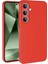 Samsung Galaxy S24 Fe Kılıf Nano Içi Kadife Silikon - Kırmızı Ynsmr 1