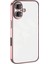 Apple iPhone 16 Plus Kılıf Razer Lensli Silikon - Pembe Ynsmr 1