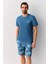Pasific Erkek Şort Pijama Takımı 2