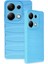 Xiaomi Redmi Note 13 Pro 4g Kılıf Bibercas Silikon Kapak - Mavi Ynsmr 3