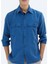 Indigo Regular Fit Dokuma Overshırt 5