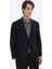 Siyah Desenli Modern Fit Ceket 1