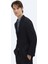 Siyah Desenli Modern Fit Ceket 3