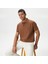 Erkek Kahverengi Classic Fit Kısa Kollu Polo 1