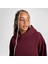 Classic Kadın Oversized Fit Bordo Hoodie 4