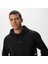 Erkek Siyah Standart Fit Sweatshirt 4