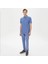 Erkek Mavi Slim Fit Kısa Kollu Polo 1