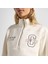 Classic Kadın Yarım Fermuarlı Krem Sweatshirt 5