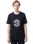 Erkek Siyah Standart Fit Kısa Kollu Baskılı T-Shirt 1