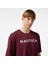 Erkek Bordo Oversize T-Shirt 4