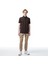 Erkek Kahverengi Slim Fit Kısa Kollu Polo 3
